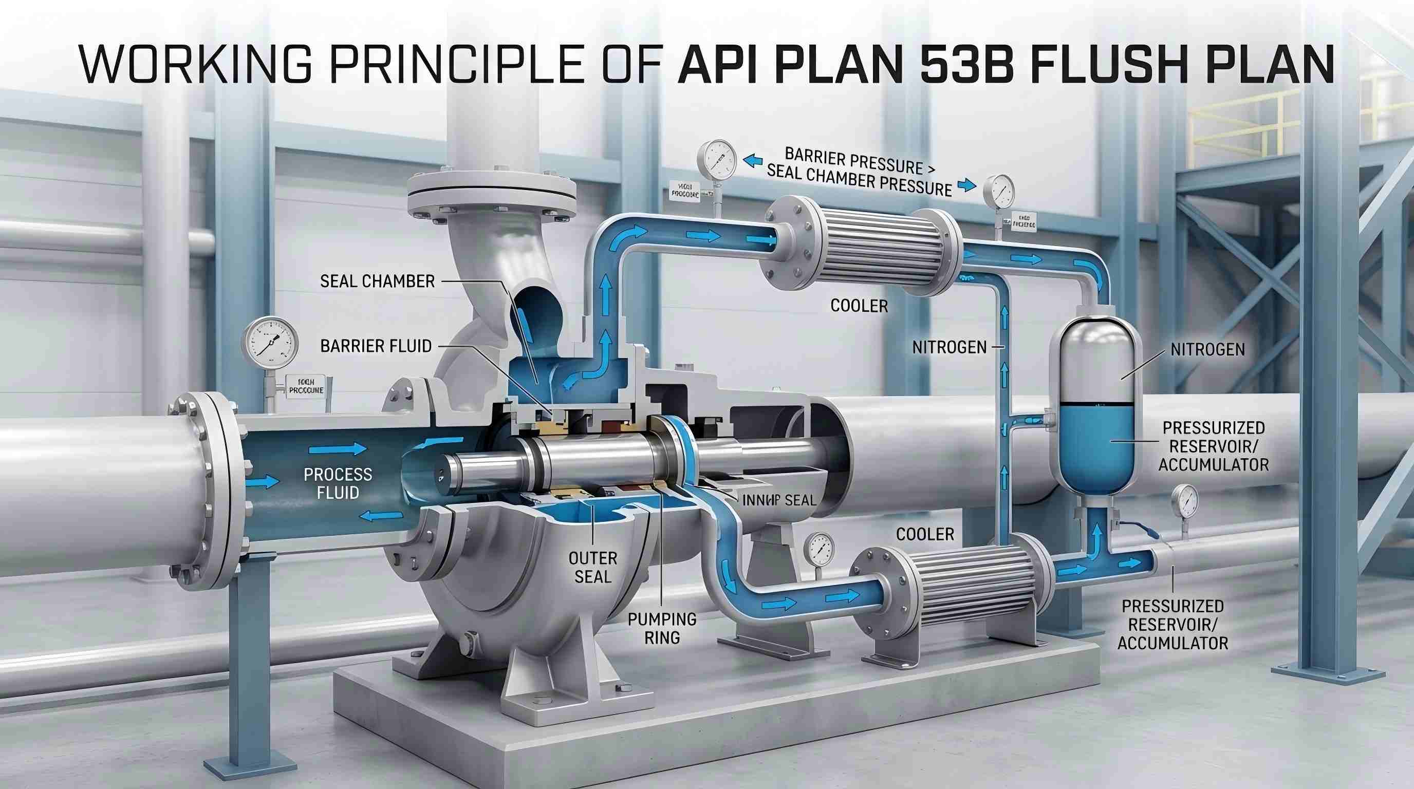 API PLAN 53B 플러시 계획의 작동 원리